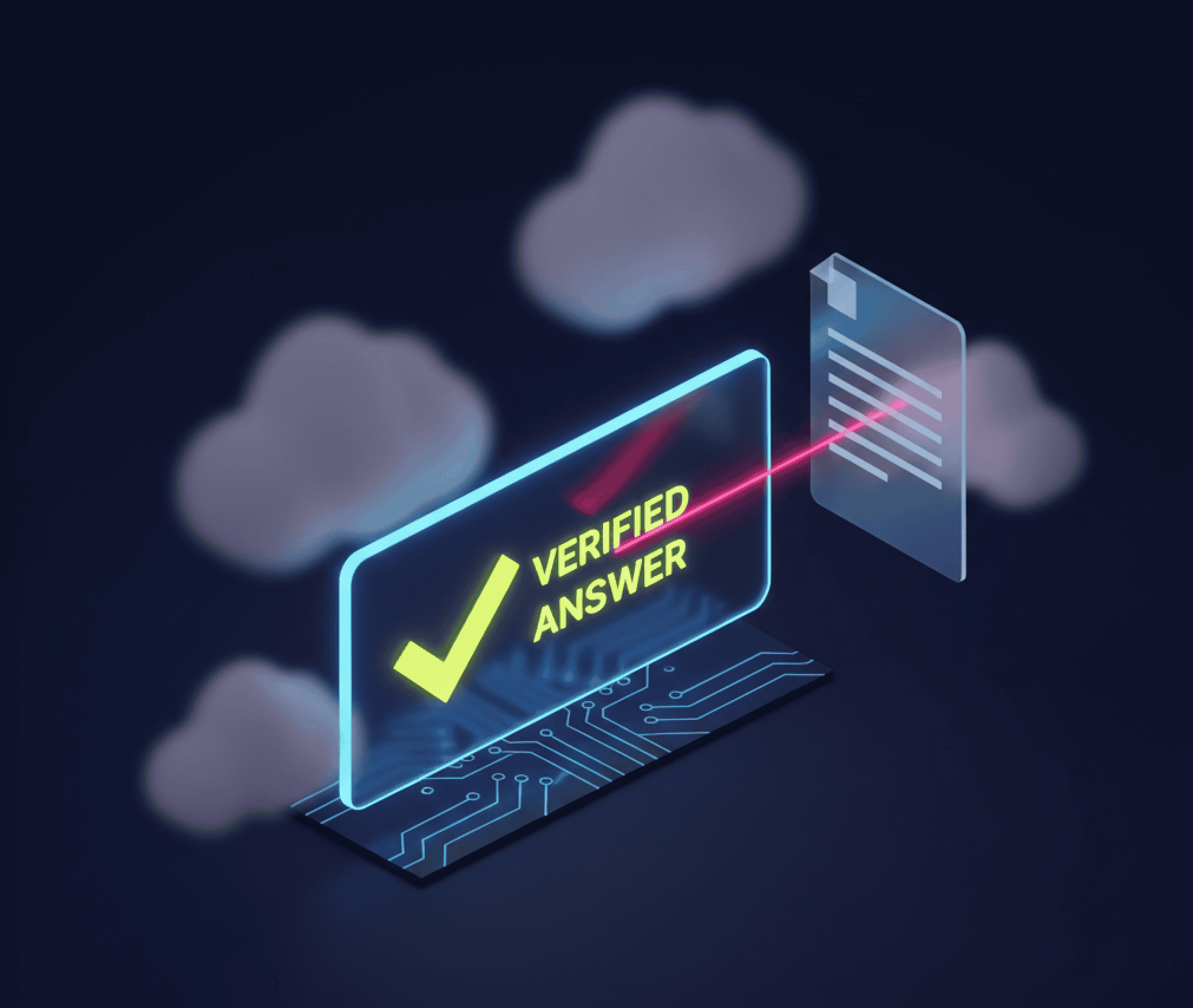 Verified Answer vs Hallucinations