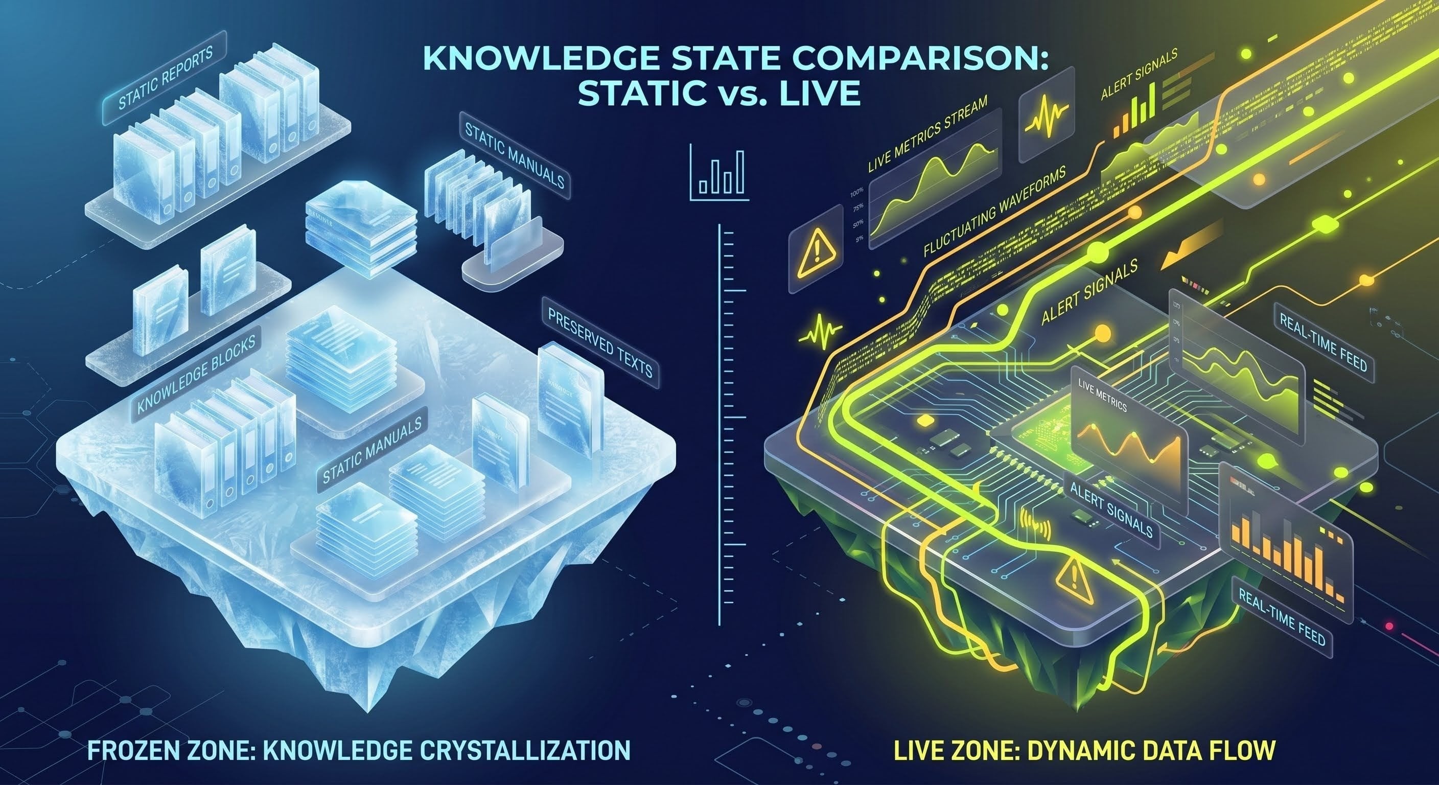 The disconnect between frozen documentation and live operational data