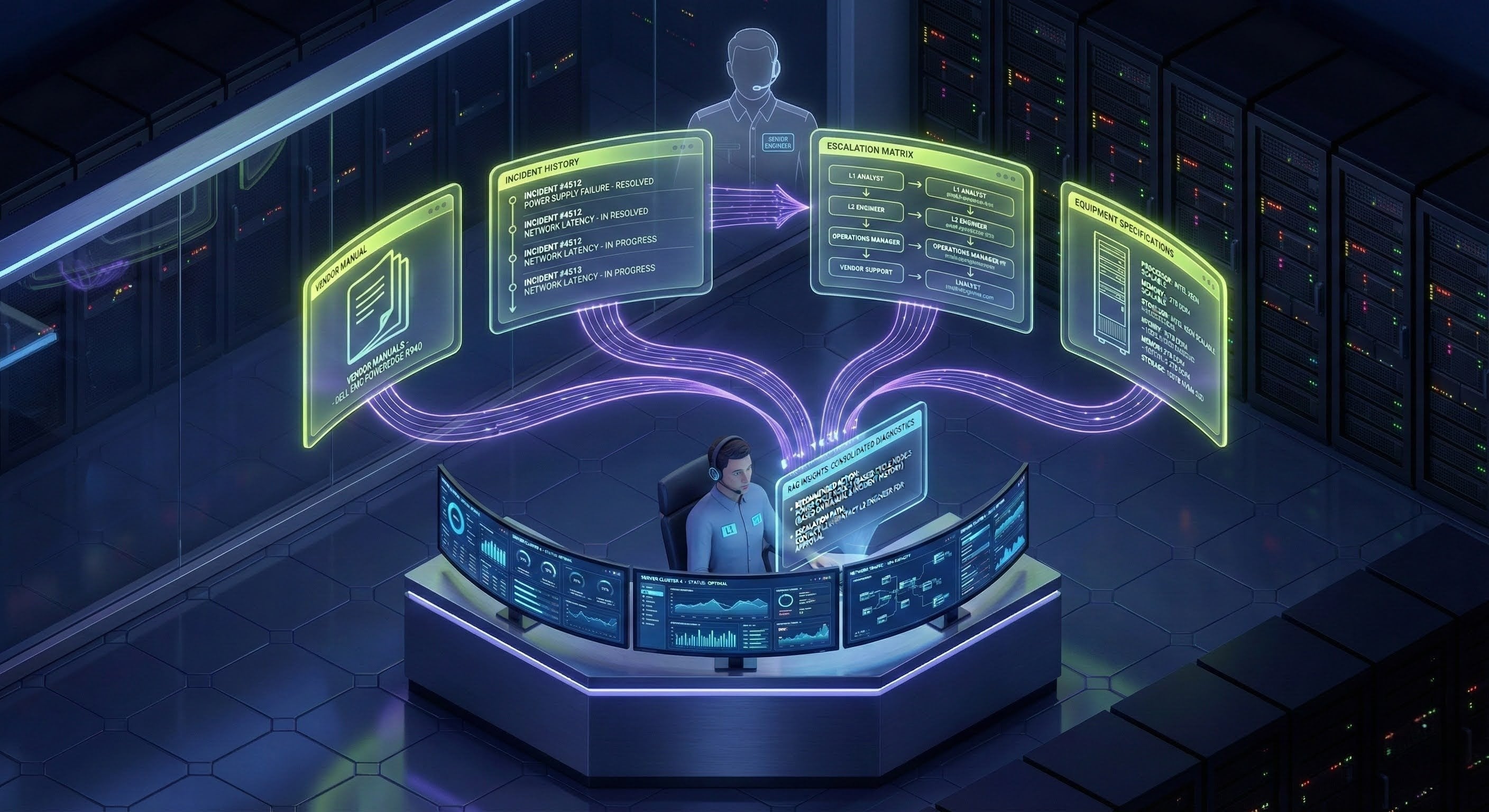 Night Shift Expertise Gap - Junior technician empowered by RAG knowledge synthesis