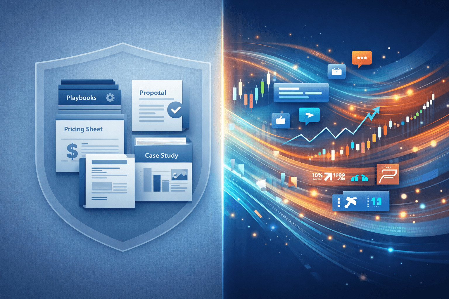Static internal documents compared to dynamic real-time external data sources for RAG sales systems
